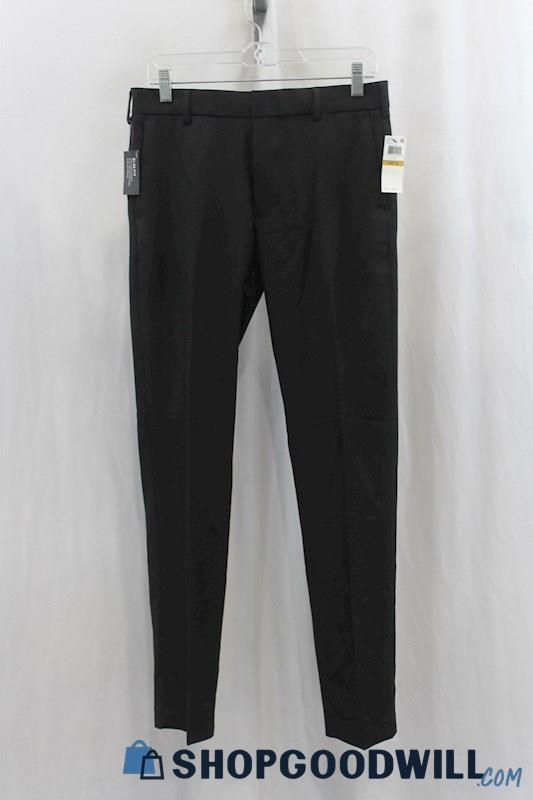 NWT Van Heusen Mens Black Slim Dress Pants Sz 29x32