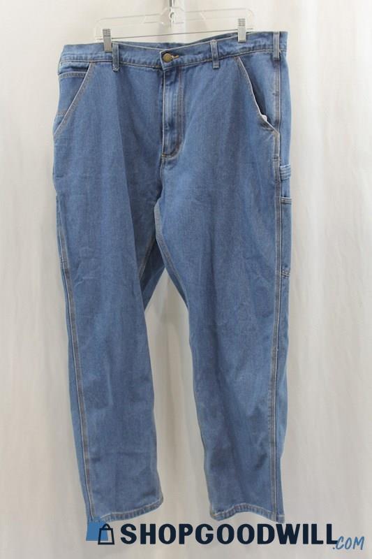 NWT Hisea Men's Blue Straight Leg Jean SZ 40x32