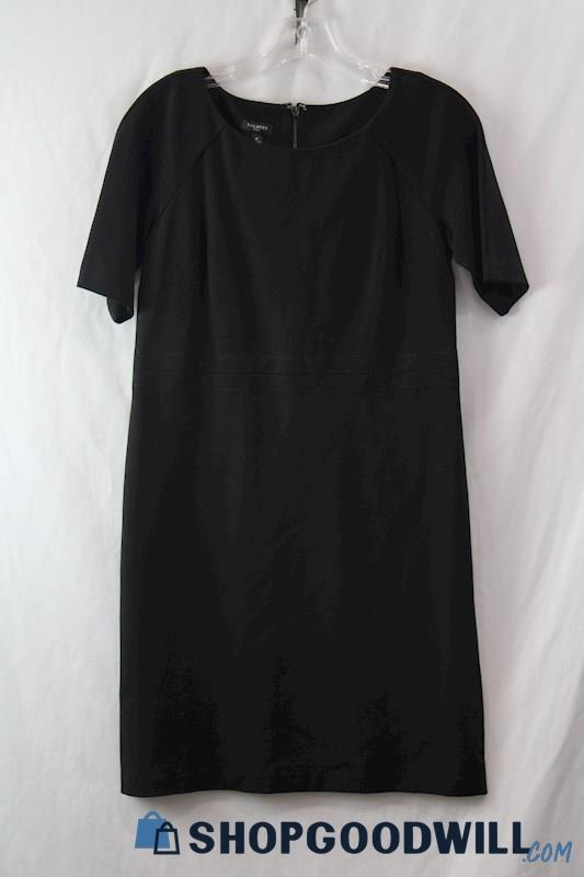 NWT Talbots Women's Black Short Sleeve A-Line Dress sz 6P