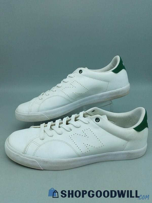 New Balance Men's White & Green Athletic Sneakers SZ 12