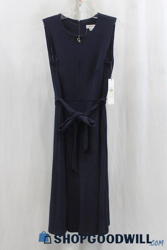 NWT Calvin Klein Women's Midnight Navy Tank Dress SZ 4