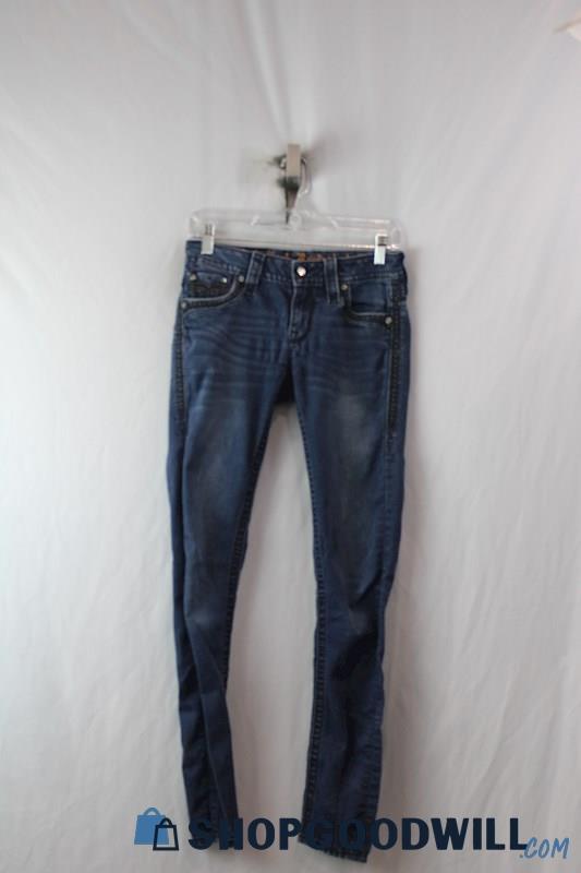 Rock & Revival Women's Blue Skinny Jeans SZ 25