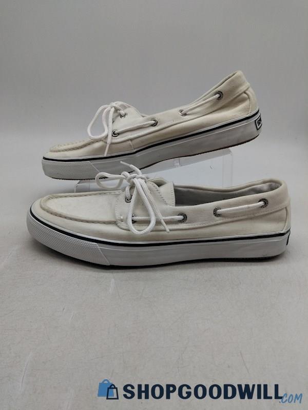 Sperry Men's White Bahama II Boat Shoe SZ 11