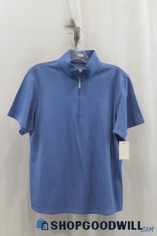 NWT Cutter & Buck Men's Blue Polo Shirt SZ XL