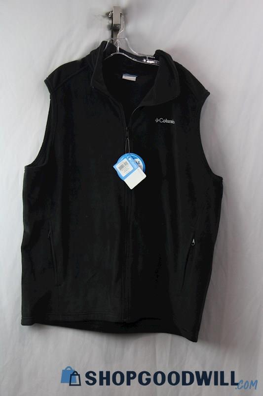 NWT Columbia Men's Black Steens Mountain Vest Sz 3XT