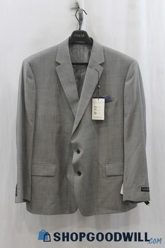 NWT Lauren Ralph Lauren Mens Gray Blazer Sz 50R