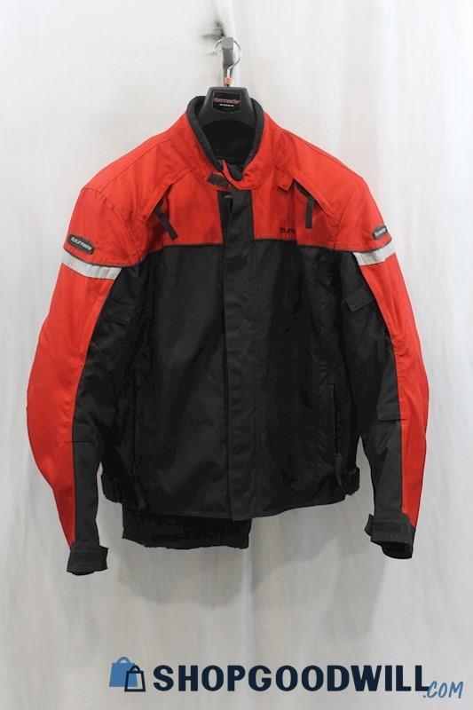 Tour Master Men's Red/Black Racing Jacket/Pant 2PC Set SZ XL