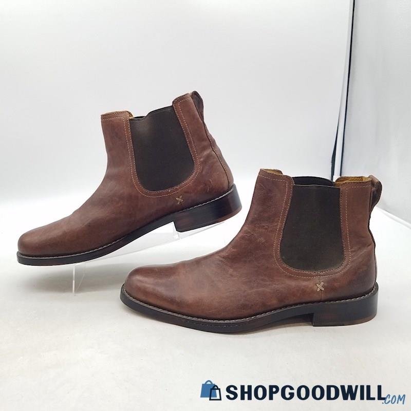 Cole Haan Men's William Brown Leather Chelsea Boots Sz 9.5