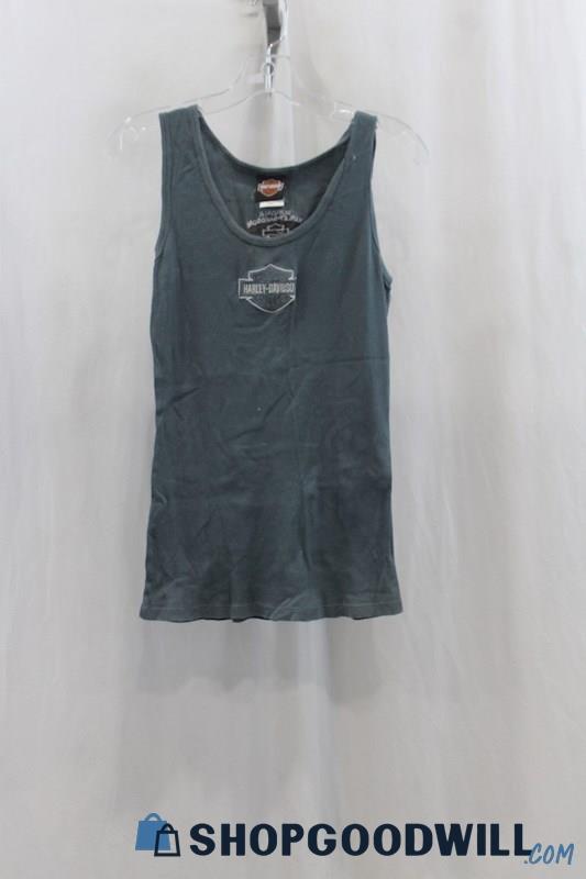 Harley-Davidson Woman's Blue Tank sz L