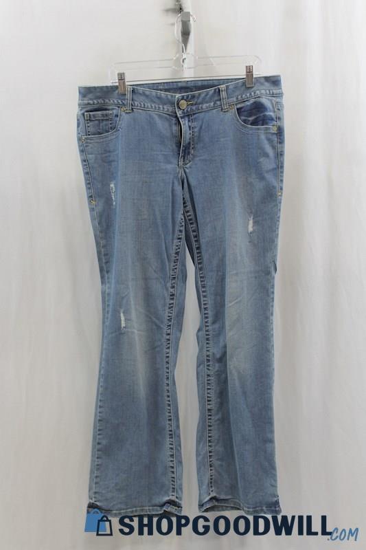 Lane Bryant Womens Blue Bootcut Jeans Sz 14