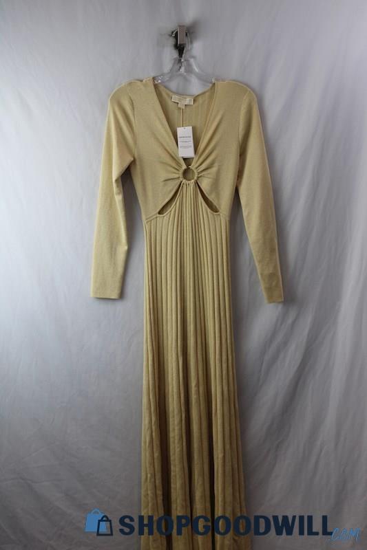 NWT Michael Kors Woman's Gold Dress sz M