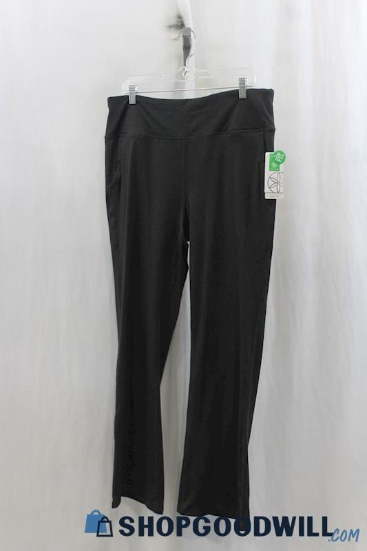 NWT Gaiam Womens Heather Charcoal Yoga Pants Sz 2XL