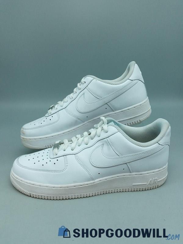 Nike Men's Air Force 1 '07 'Triple White' Athletic Sneakers SZ 9.5