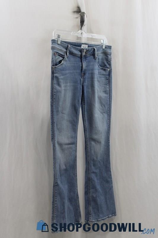 Hudson Womens Blue Washed Bootcut Jeans Sz 27