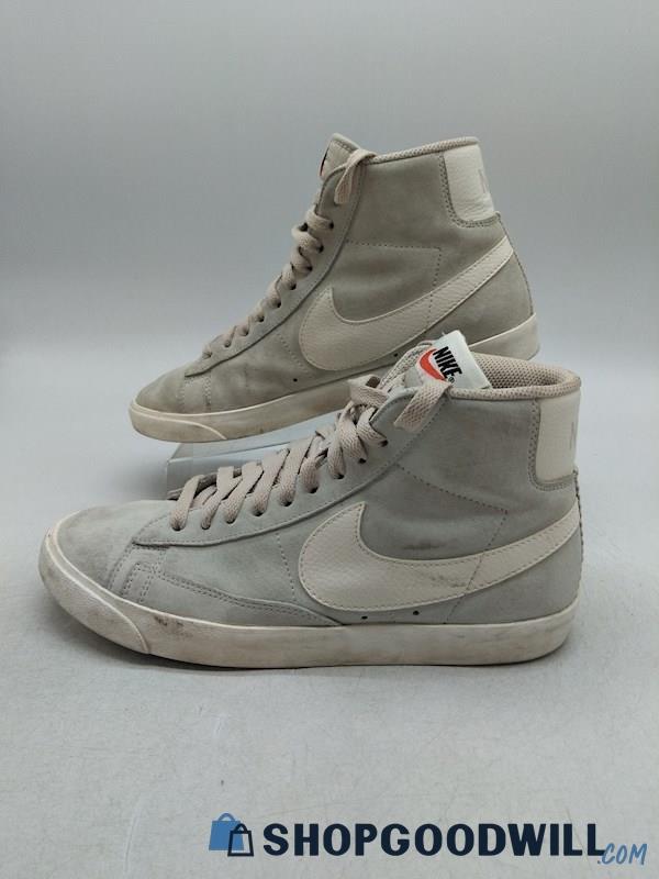 Nike Blazer’ Mid 77 Men's Gray Suede Lace Up Sneakers SZ 9