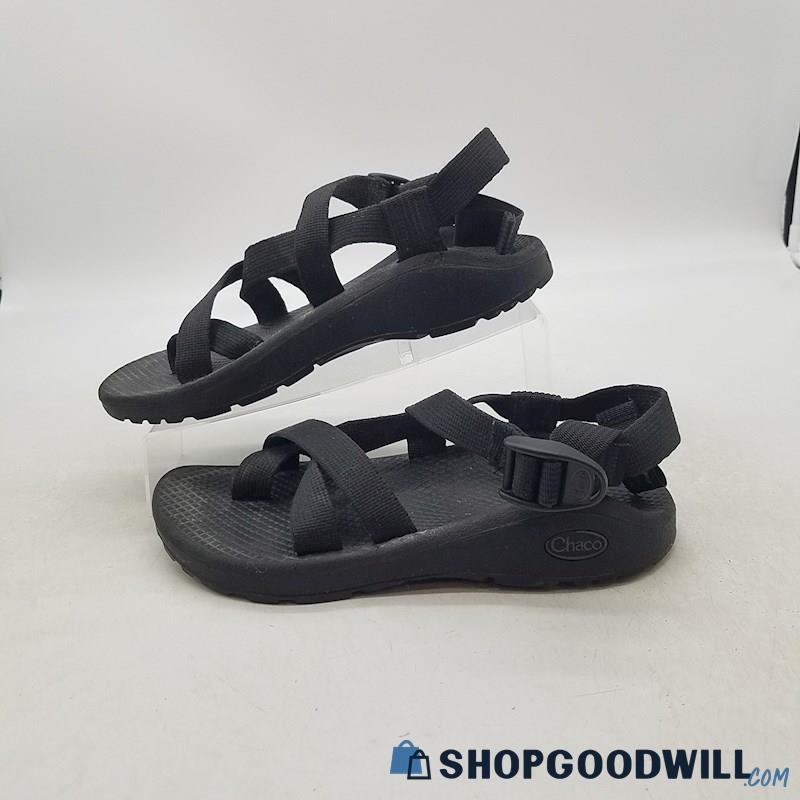 Chaco Women's Z/Cloud 2 Black Synthetic Slide Sandals Sz 6