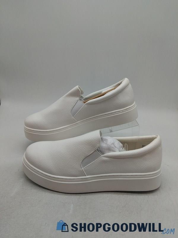 Lane Bryant Women's White Platform Slip On Shoes SZ 11