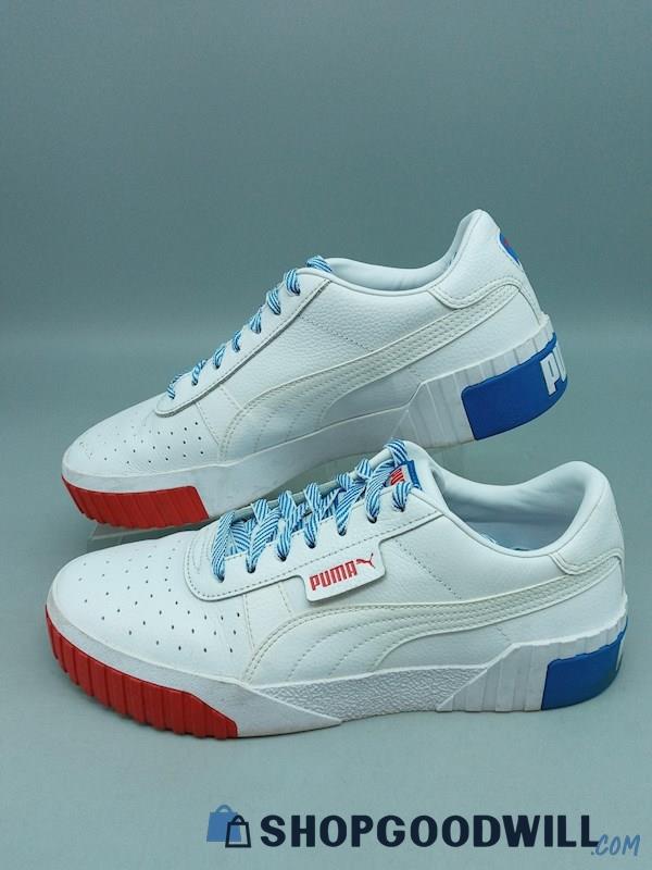 Puma Women's White & Blue Athletic Sneakers SZ 10