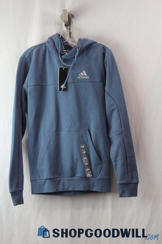 NWT Adidas Men's Blue Hoodie Sz Xs