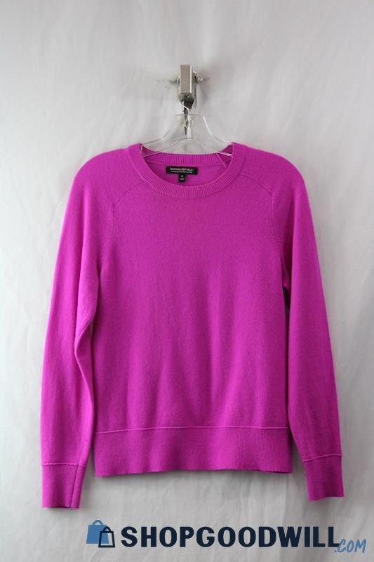 Banana Republic Women's Fuchsia Wool Knit Sweater SZ S