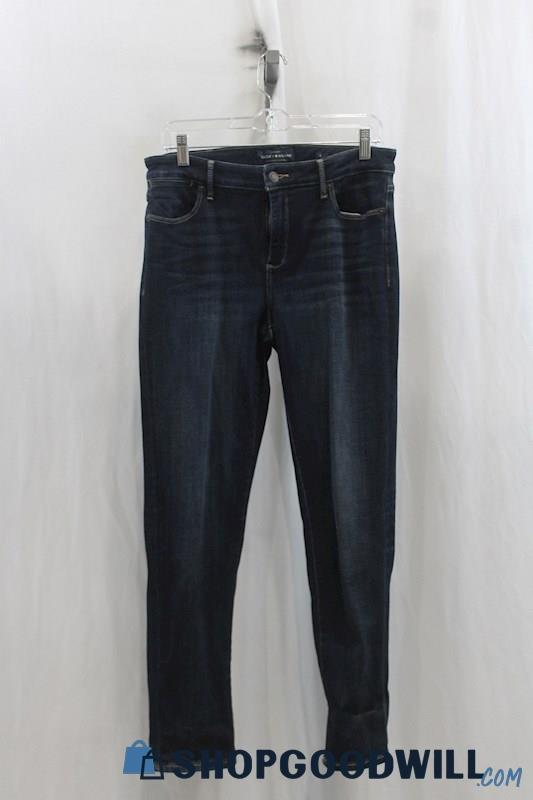 Lucky Brand Womens Dark Blue Slim Ankle Jeans Sz 8