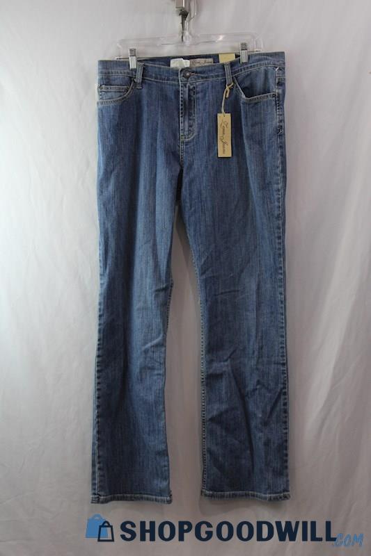 NWT Lena Jeans Women's Blue Medium Wash Bootcut Jeans sz 14