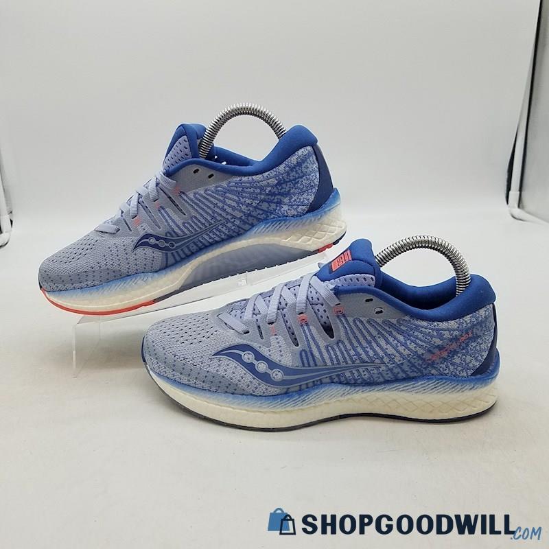 Saucony Women's Liberty ISO 2 Blue Mesh Running Shoes Sz 7.5