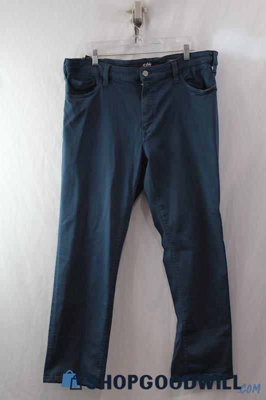 34 Heritage Men's Deep Teal Comfort Fit Straight Jeans SZ 40/34