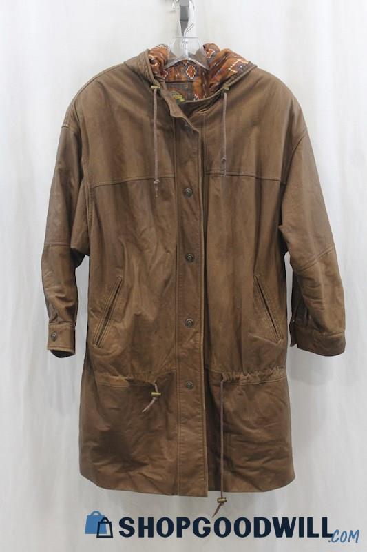 Adventure Bound Mens Brown Anorak Jacket Sz L