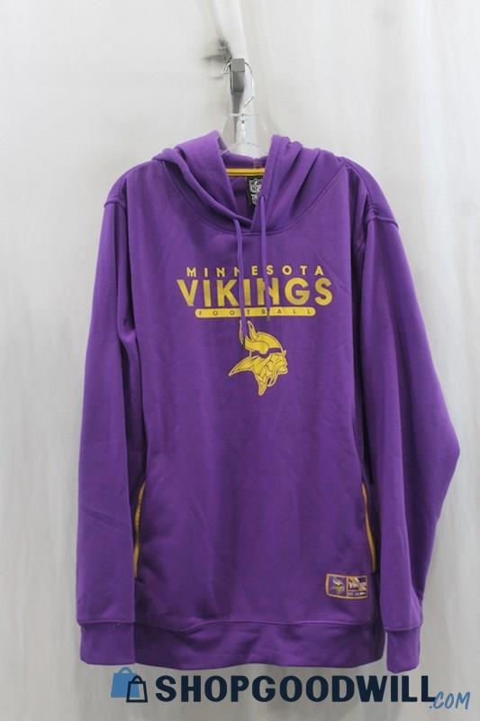 NWT NFL MN Viking Mens Purple/Yellow Hoodie Sz XL