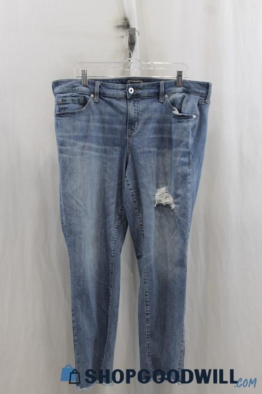 Torrid Womens Blue Skinny Jeans Sz 18