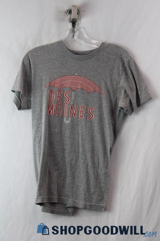 The Track Shirt Men's Gray Shirt sz S