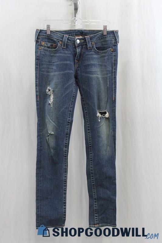 True Religion Men's Blue Straight Leg Jean SZ 31