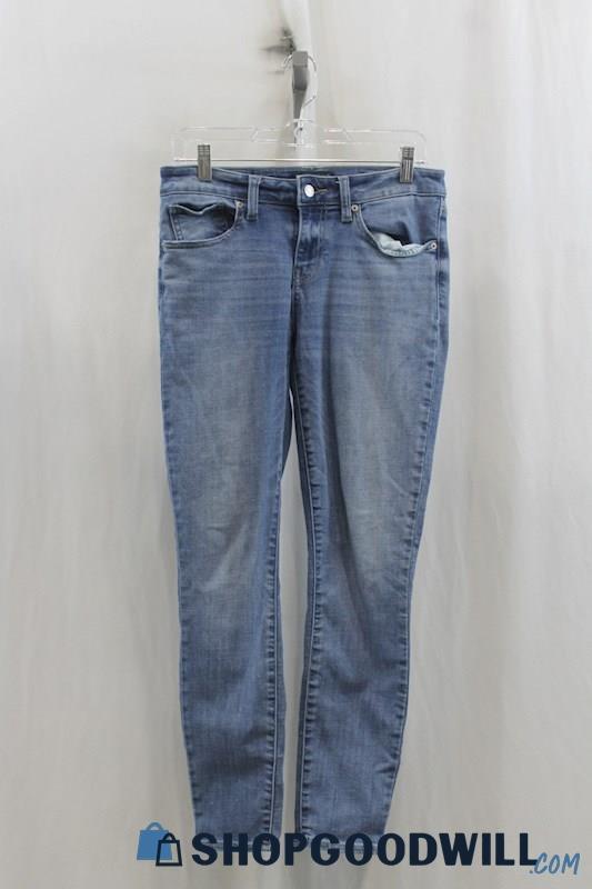 Lucky Brand Womens Blue Washed Skinny Jeans Sz 8