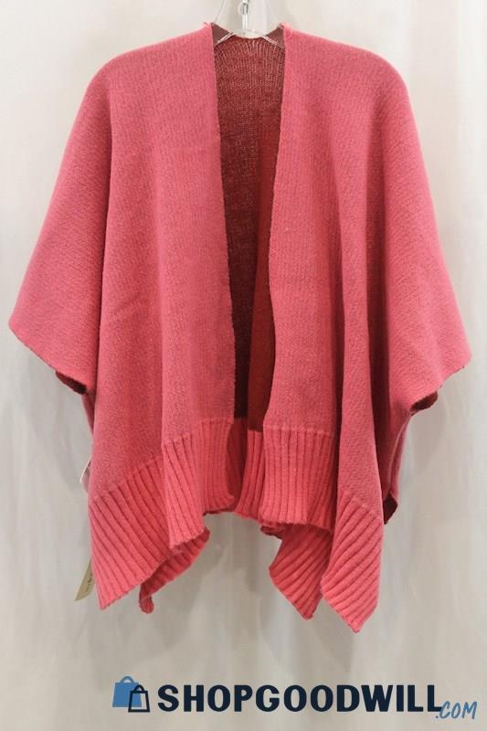 NWT On 34th Women's Pink Knit Open Cardigan SZ OS