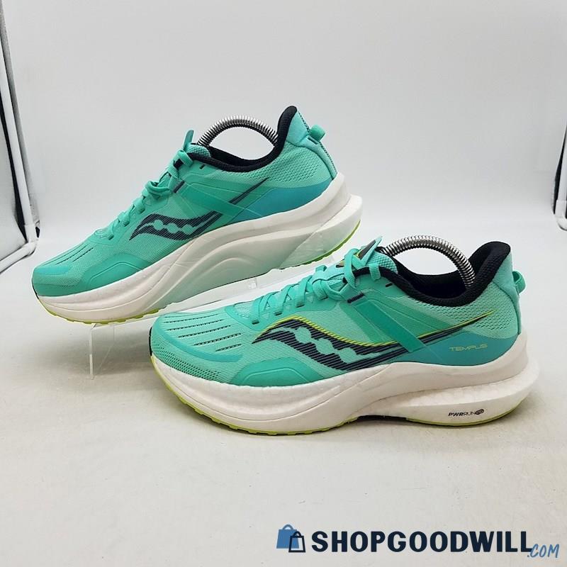 Saucony Women's Tempus Turquoise Mesh Running Shoes Sz 9.5