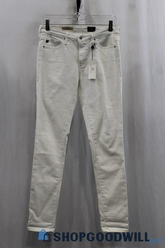 NWT AG Womens White Skinny Jeans Sz 26