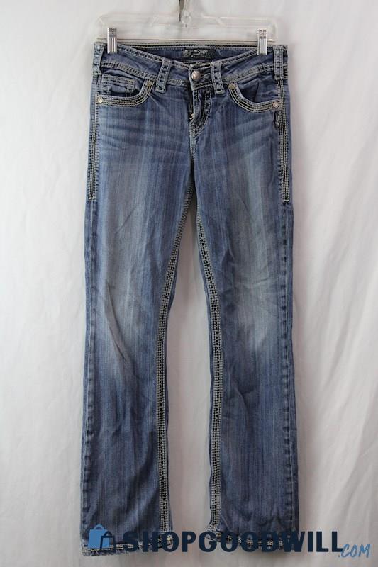 Silver Jeans Women's Blue Straight Jeans sz 26