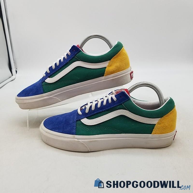 Vans Women's Old Skool Yacht Club Multicolor Canvas Sneakers Sz 8