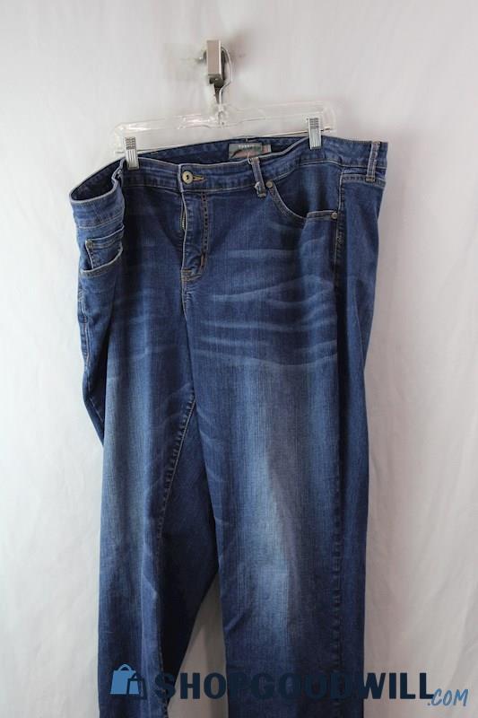 Torrid Women's Blue Relaxed Straight Leg Jeans Sz 24T