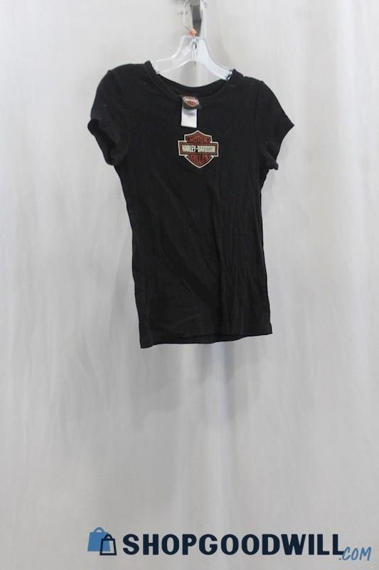 Harley-Davidson Woman's Black Shirt sz S