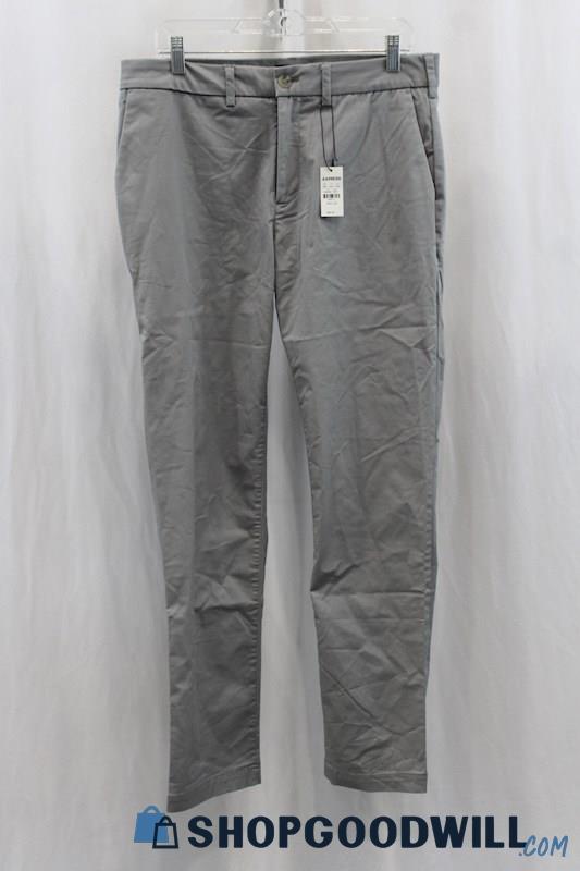 NWT Express Mens Gray Slim Chino Pants Sz 32x32