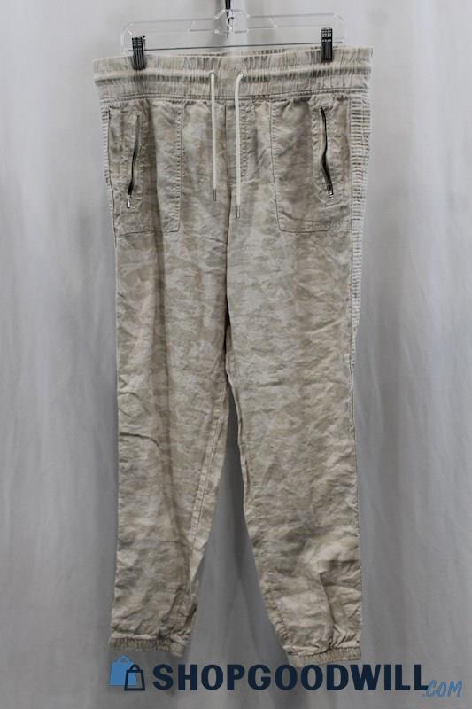 Athleta Womens White Camo Jogger Pants Sz 12T