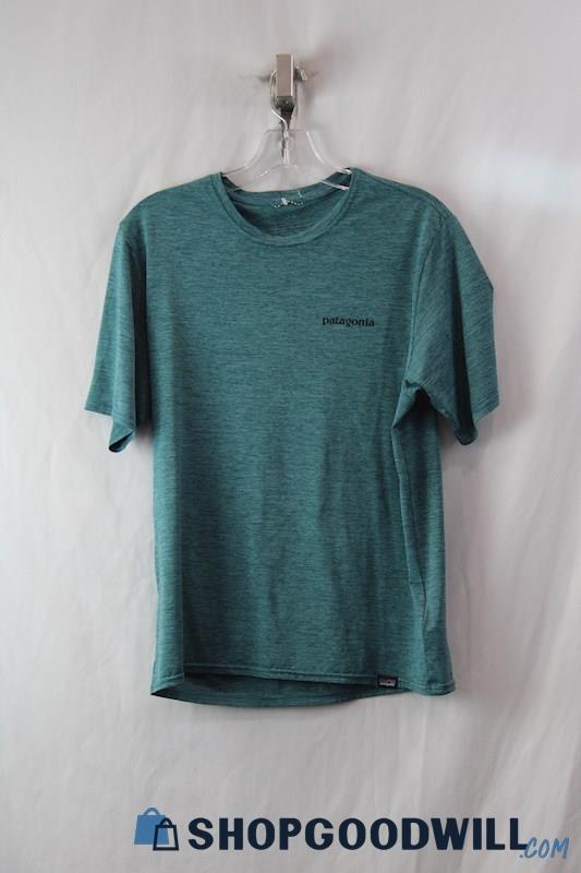 Patagonia Women's Teal Heather UPF Calpine SS T-Shirt SZ XS