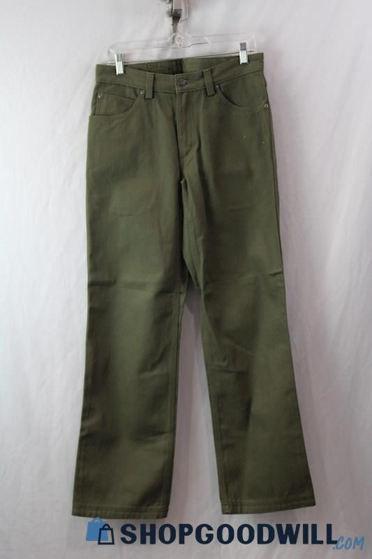 Duluth Trading Co Men's Olive Green Khakis sz 32x32