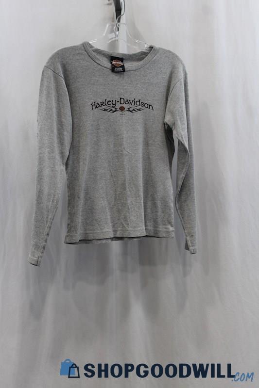 Harley-Davidson Woman's Gray Shirt sz M