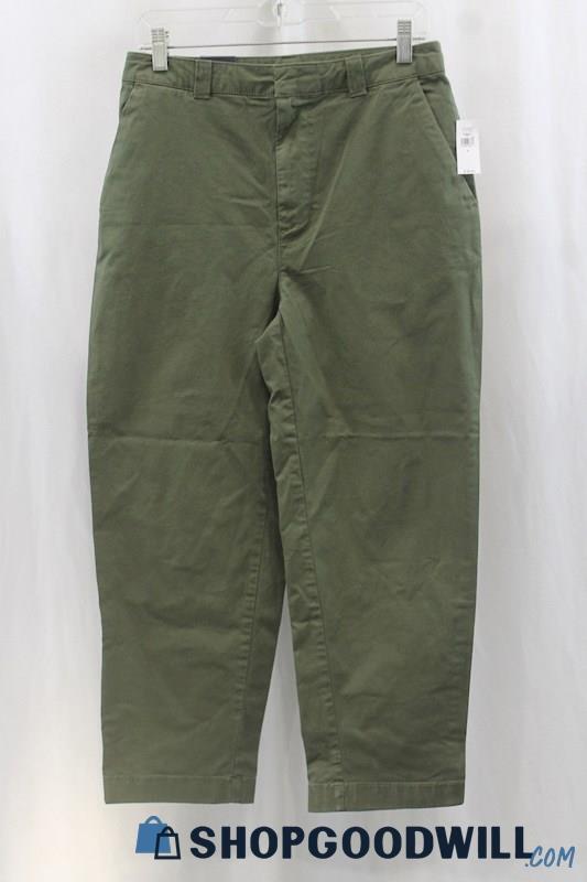 NWT Gap Womens Olive Green Chino Pants Sz 4