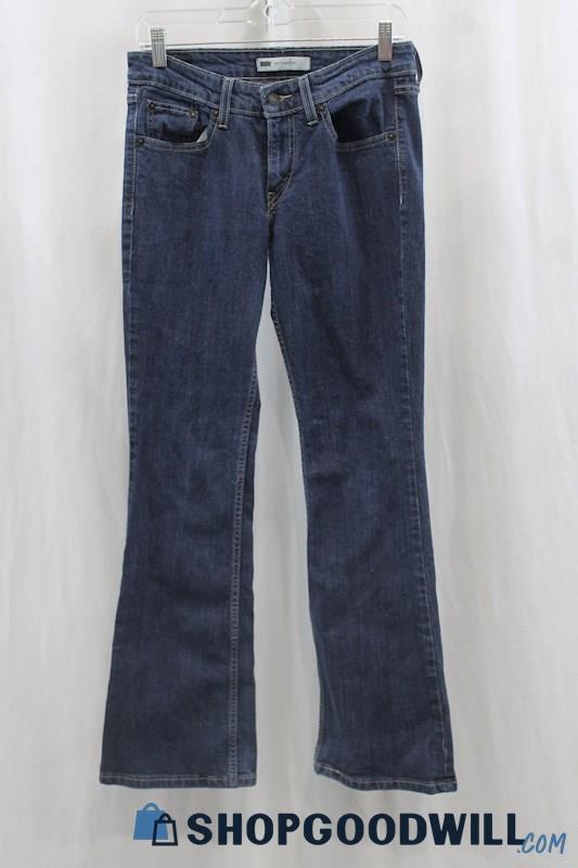 Levi's 518 Womens Dark Blue Bootcut Jeans Sz 7