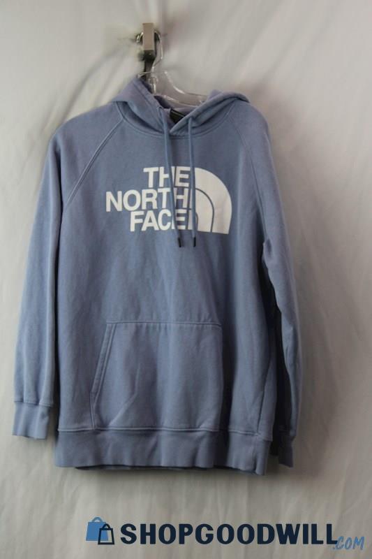 The North Face Women's Blue Logo Hoodie Sz XL