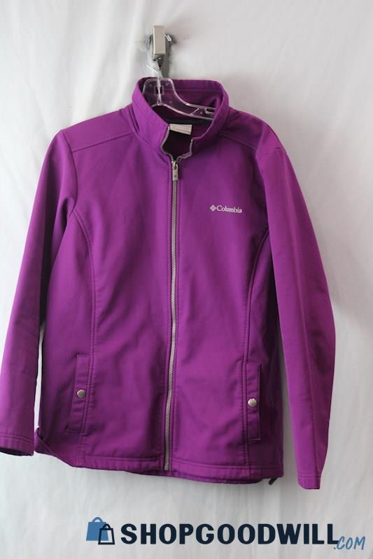 Columbia Women's Purple Full Zip Sweater Sz L